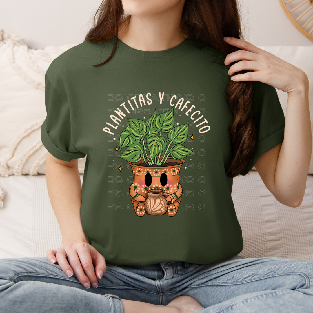 PLANTITAS Y CAFECITO SHIRT